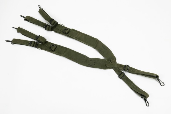 #5 ORIGINAL US ARMY WW2 Suspenders Koppeltragehilfe oliv
