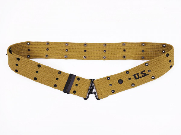 US Army WW2 M-1936 Pistol Belt Lochkoppel Khaki 130cm