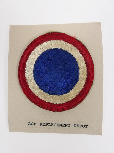 Original US ARMY WW2 Abzeichen Badge AGF Replacement Depot Patch U.S. Command / Special Unit