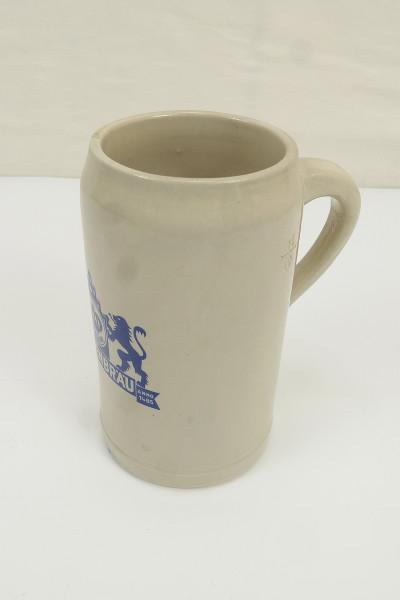 #1 Steinkrug Kronenbräu Krug Lüneburg 1L Antik Vintage