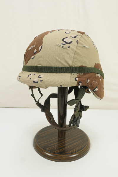 #F Nato PASG Paratrooper Gefechtshelm Combat Helm Gr. M mit US Desert Helmbezug