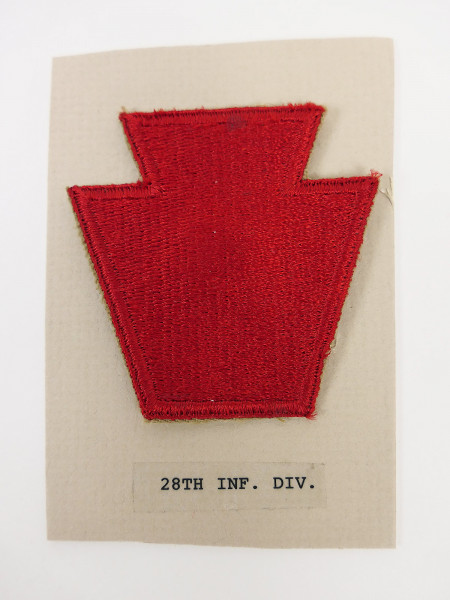 Original US ARMY WW2 Infanterie Divisionsabzeichen Patch - 28th Infantry Division Abzeichen