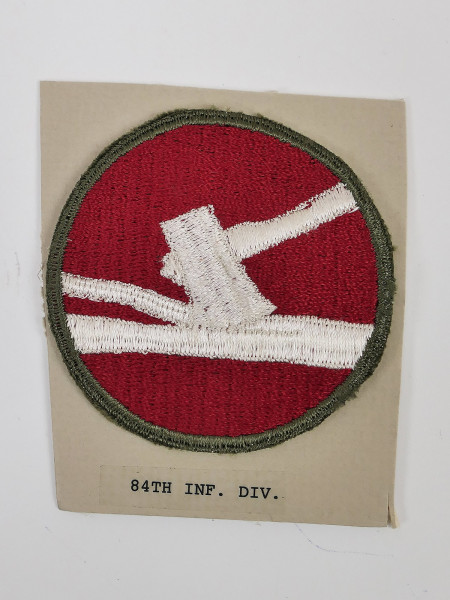 Original US ARMY WW2 Infanterie Divisionsabzeichen Patch - 84th Infantry Division Abzeichen