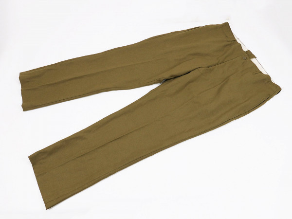 EINZELSTÜCK US WW2 M1937 Feldhose M37 Mustard Field Trousers Wool ABVERKAUF W40/L33