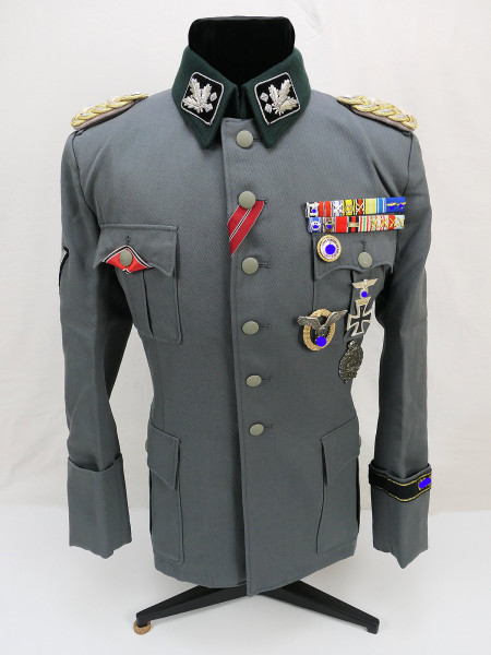 Uniform Waffen SS Gabardine Feldbluse SS Obergruppenführer Sepp Dietrich Leibstandarte A.H.