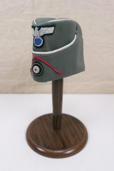 Wehrmacht Gabardine Schiffchen Artillerie Offizier Gr.57 Effektiert