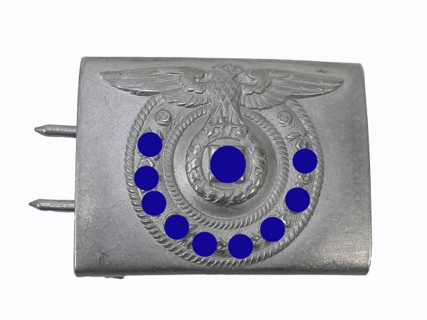 Waffen SS Aluminium Koppelschloss Waffen Elite MEhT RZM 36/39