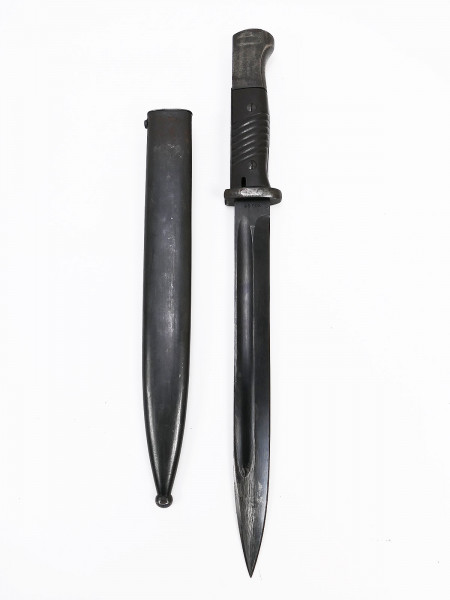 Wehrmacht Bajonett M84/98 K98 / Seitengewehr 43 crs mit Scheide