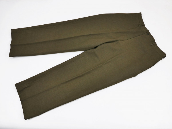 Original US WW2 M1937 Feldhose M37 Field wool serge OD Trousers 34x31i mit Maßen