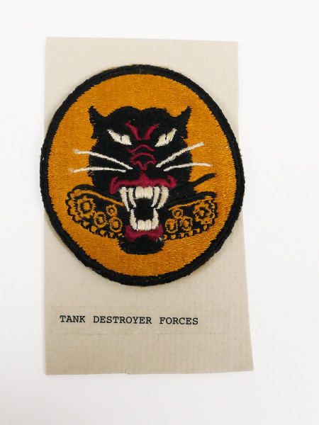Original US ARMY WW2 Abzeichen Badge Tank Destroyer Forces Patch - U.S. Command / Special Units