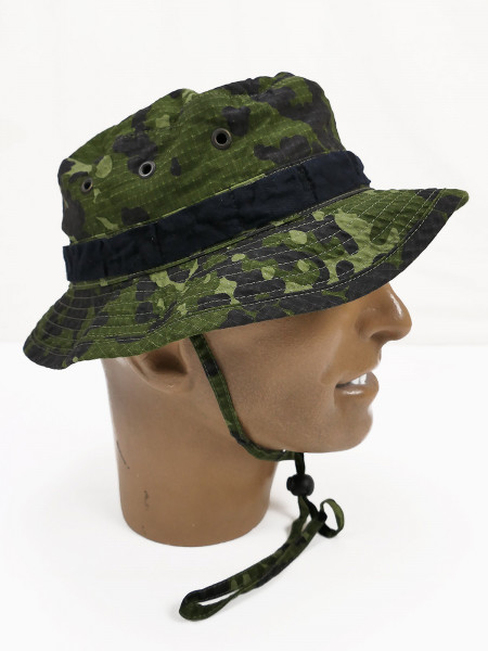 RIPSTOP - Dänemark ARMY ORIGINAL Combat Hat woodland camouflage Boonie Hat Buschhut Gr.57