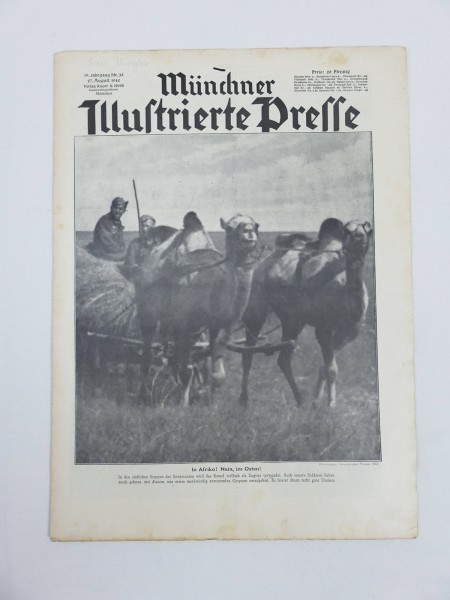 Münchner Zeitschrift Illustrierte Presse Zeitung JG19/Nr.35 Ausgabe 27. August 1942