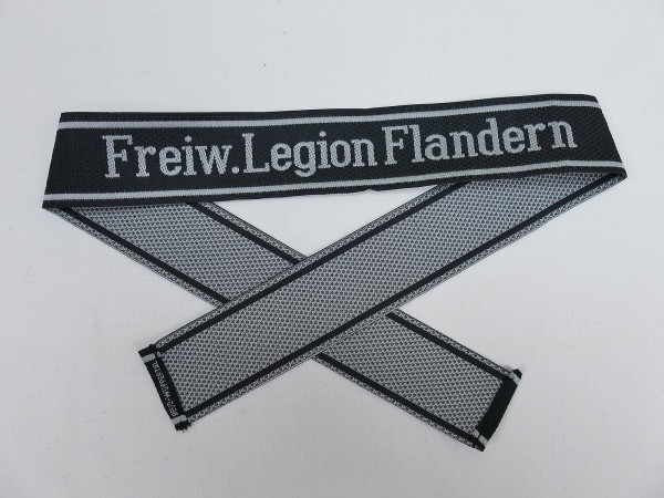 Wehrmacht Elite BEVO Ärmelband Freiwilligen Legion FLANDERN Ärmelstreifen