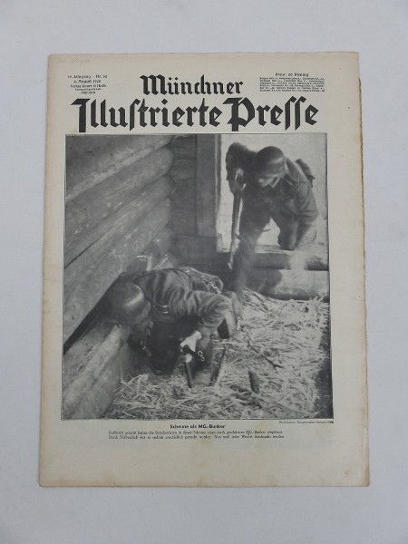 Münchner Zeitschrift Illustrierte Presse Zeitung JG19/Nr.32 Ausgabe 6. August 1942