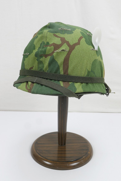 #2 US ARMY Vietnam M1 Stahlhelm mit Mitchell Helmbezug und Liner