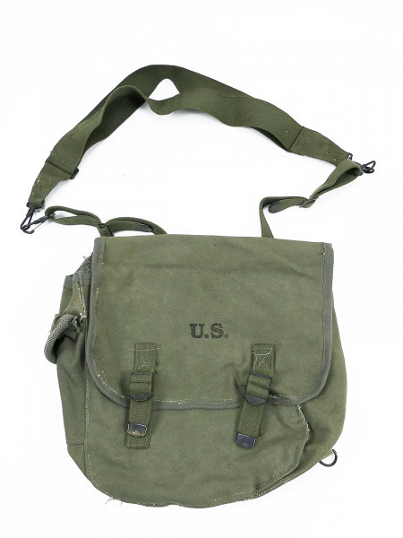 Einzelstück MUSETTE BAG Kampftasche Paratrooper Tasche mit Trageriemen Fallschirmjäger