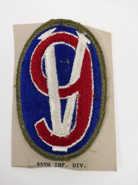 Original US ARMY WW2 Infanterie Divisionsabzeichen Patch - 95th Infantry Division Abzeichen