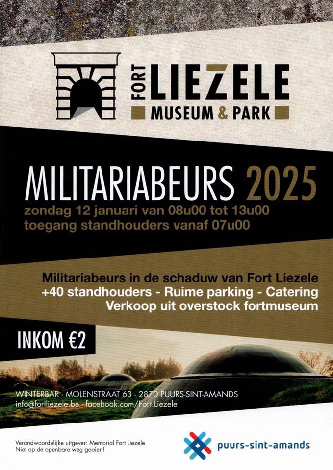 Militaria Börse 2025 - Fort Liezele