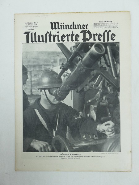 Münchner Zeitschrift Illustrierte Presse Zeitung JG.20/Nr.7 Ausgabe 18. Februar 1943