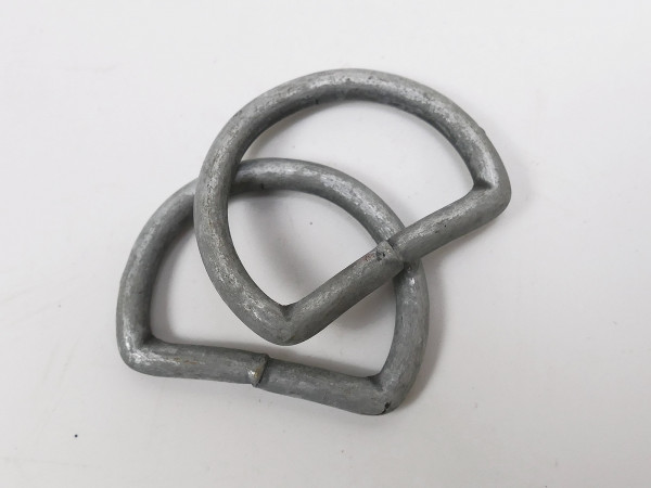 2x D-Ring 38mm für Y-Riemen Rucksack Ersatzteil Wehrmacht