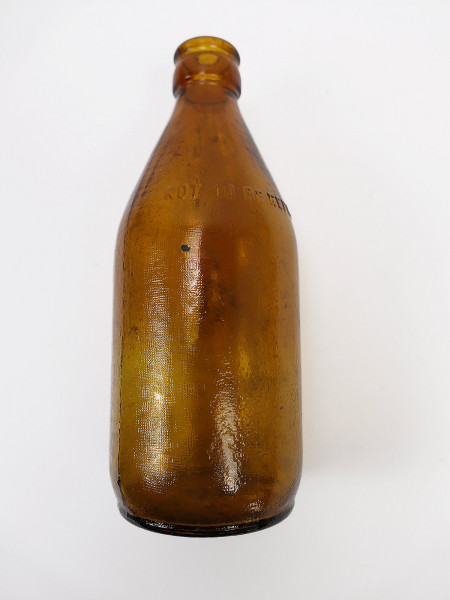 US Original WW2 Victory Bierflasche Glas Flasche Bier 6 - 1945 datiert