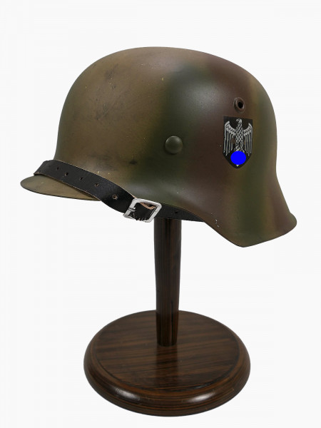 Wehrmacht Stahlhelm M42 NORMANDIE Camouflage SD Tarnhelm Gr.57/58