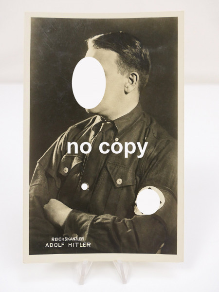 #10/ Postkarte / PK Thema A.H. Reichskanzler Führer Portrait Bild gelaufen