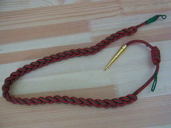 US Army Wk2 LANYARD Kordel Fourragere Frankreich für Officers Service Uniform Class A