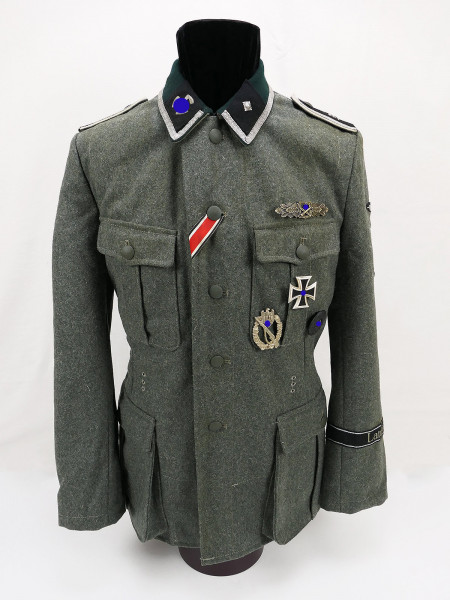 Waffen SS M36 Feldbluse Uniform Freiwilligen Div. Flämische 1 LANGEMARCK