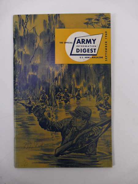 US ARMY Information Digest Heft Magazin Zeitschrift NAM Vietnam September 1960