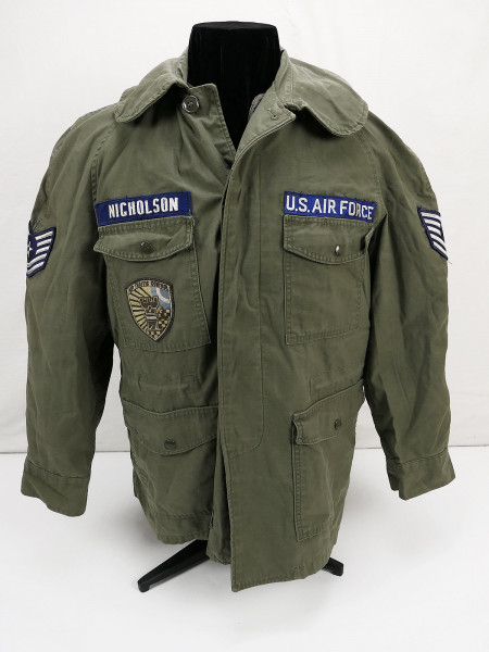 #2/ Original USAF M-1961 Parka / Coat Men's Gr. MEDIUM Feldjacke 1966 + Teddy Innenfutter Liner