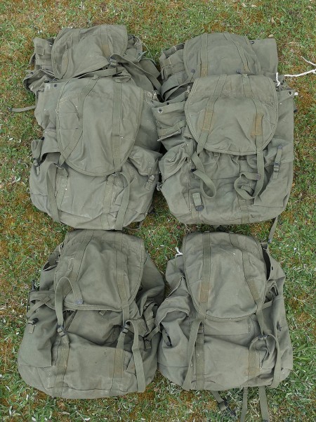 Type US ARMY WW2 Mountain Troops Rucksack + Tragegestell / Backpack & Frame