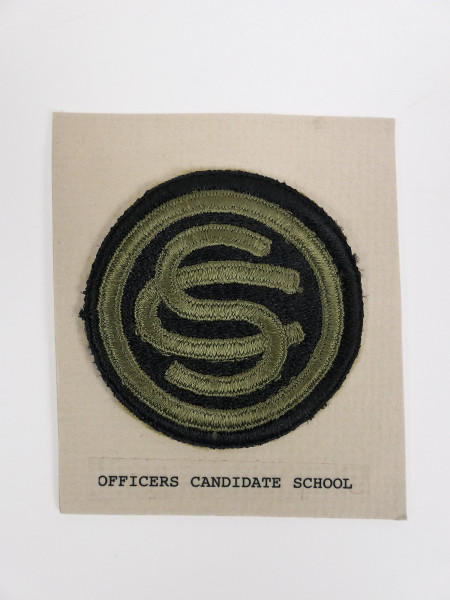 Original US ARMY WW2 Abzeichen Badge Officers Candidate School Patch U.S. Command / Special Units
