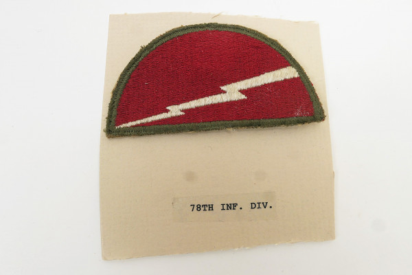 Original US ARMY WW2 Infanterie Divisionsabzeichen Patch - 78th Infantry
