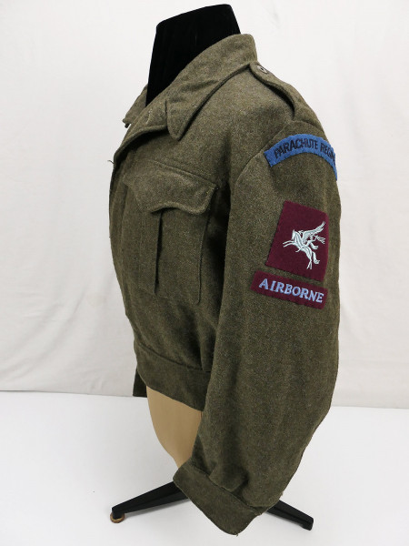 British Army BD Battle Dress Blouse Wool Jacket Airborne Parachute Regiment