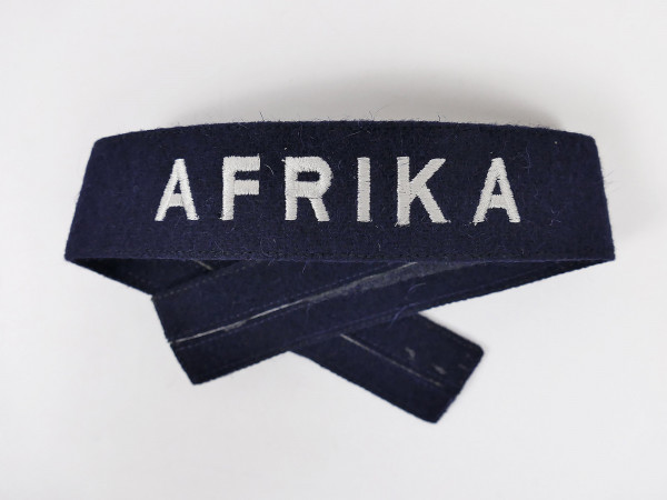 Luftwaffe Ärmelband AFRIKA Mannschaften Blau