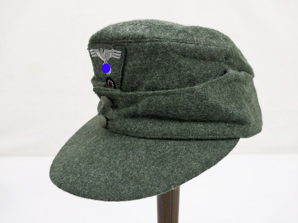 Wehrmacht M43 Feldmütze Heer Gr.58 mit Trapez Effekten Mützenadler