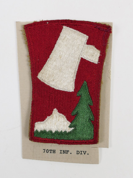 Original US ARMY WW2 Infanterie Divisionsabzeichen Patch - 70th Infantry Division Abzeichen