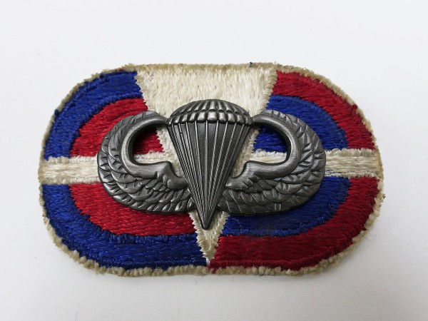 US Airborne Jump Wing oval - Parachute badge Fallschirmjäger Abzeichen Springerabzeichen