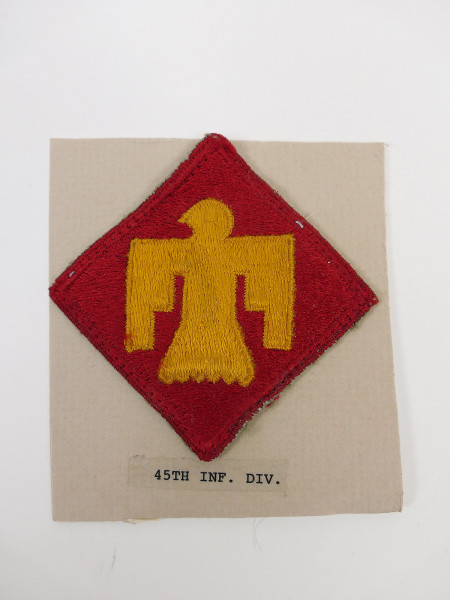 Original US ARMY WW2 Infanterie Divisionsabzeichen Patch - 45th Infantry Division Abzeichen