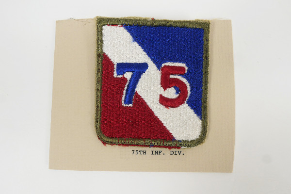 Original US ARMY WW2 Infanterie Divisionsabzeichen - 75th Infantry Patch