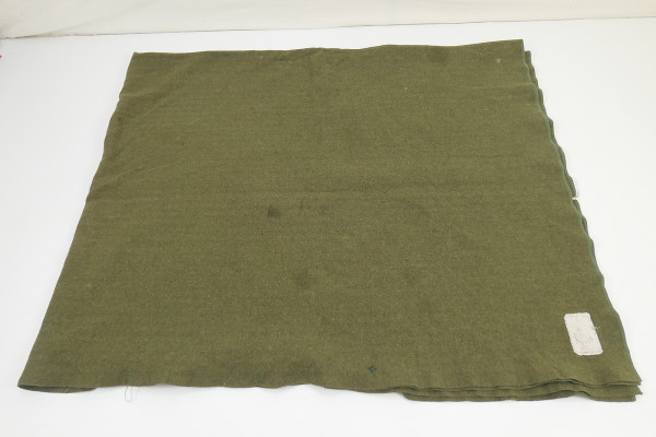 Original US ARMY Wool Virgin Blanket OD Wolldecke Camp Decke 1983