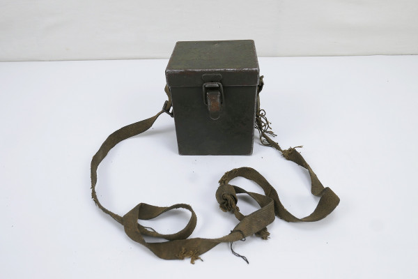 #D US ARMY WW2 Carrying Case T42 Metall Behälter für M4 Sight 60mm Mortar Optik