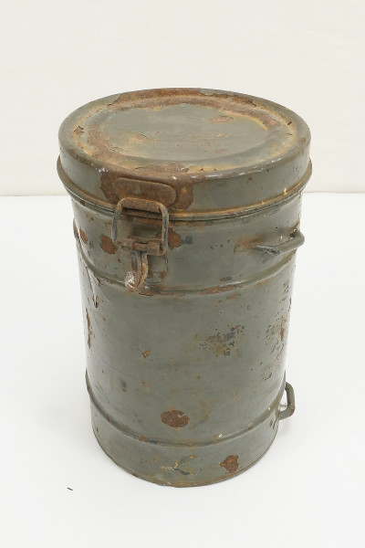 Wehrmacht Gasmaskendose Luftschutz Scheithauer RL1 40/11