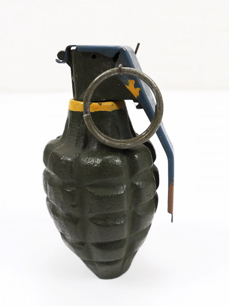 #A US ARMY DEKO MK2 Grenade Pineapple Ananas Handgranate Metall zerlegbar