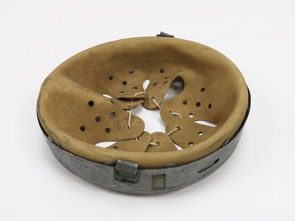 #176/ Wehrmacht Stahlhelm Helmfutter ANTIK Innenausstattung M35 M40 M42 (59/66) D.R.P. 1943