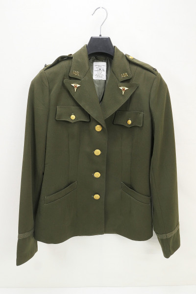 US WW2 Jacket Wool O.D. Women Nurse Officer Class A Uniform Jacket Krankenschwester - Gr.36