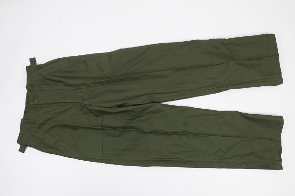US ARMY Vietnam Trousers OG 107 Vietnam Hose Sateen Green - Small