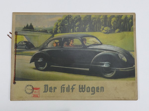 Vintage KDF Wagen 1939 Broschüre Volkswagen Brezel Käfer Prospekt Werbeprospekt