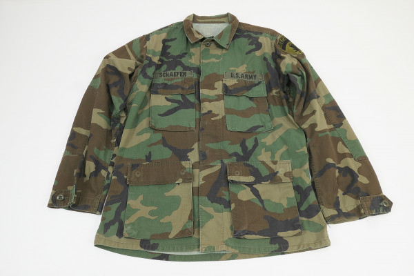 US Army Feldhemd Coat Camouflage Woodland Berlin Brigade - Medium